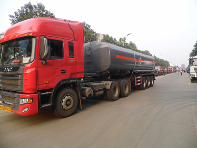 硫酸半挂化工液体运输车与油罐车的比较及专用汽车应用